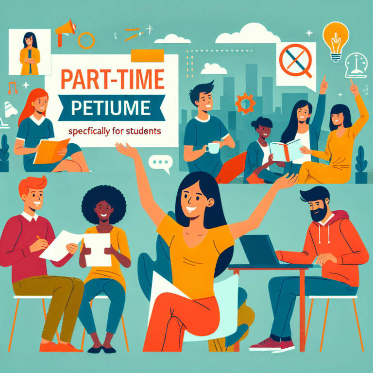 Part-Time Job Opportunities for Students